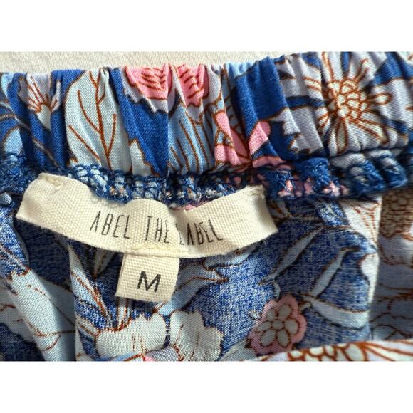 Abel the Label Anthropologie‎ Bluebell Floral Maxi Skirt Size MEDIUM - Picture 8 of 9